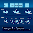 Smoczek silikonowy dynamiczny 0-3m Salt&Pepper LOVI