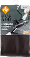 Relax & Go Lederoptik Leggins Damen braun, Gr. 44/46 nur die