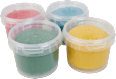 Soft-Knete Set 4tlg Grünspecht