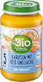 Omogeneizzato di carote con riso e salmone dmBio