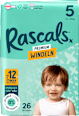 Windeln Premium Gr. 5 (13-18 kg) Rascals