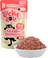 Nassfutter Katze Kitten mit Geflügel "für kleine Nesthocker", Junior Lucky Lou