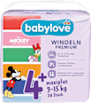 Plienky Premium - veľ. 4+ maxiplus (9-15 kg) babylove