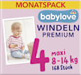 Пелени Premium, размер 4 Maxi (8-14 kg) babylove