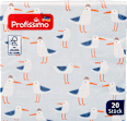 Ubrusi, 3–slojni, motiv galebova, 25 x 25 cm Profissimo