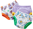 Töpfchen-Trainingshose wiederverwendbar, 2-3 Jahre, lila/bunt Bambino Mio