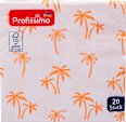 Ubrusi s motivom palmi, 3-slojni, 25 x 25 cm Profissimo