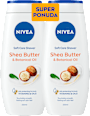 Shea Butter & Botanical Oil gel za tuširanje, duopack 2 x 250 ml NIVEA
