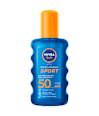 Napozó spray FF50, átlátszó, Protect & Dry touch NIVEA SUN