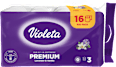 Premium toaletni papir lavanda, 3 -slojni, 2160 listića Violeta