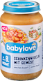 Omogeneizzato di verdure, pasta e prosciutto babylove