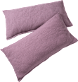 Kopfkissenbezüge aus Musselin, mauve, 40 x 80 cm ALANA