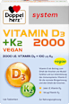 Doppelherz system Vitamin D3 2000 + K2 Vegan Tabletten 120 St Doppelherz