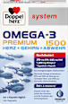 Doppelherz system Omega-3 Premium 1500 Herz + Gehirn + Abwehr Kapseln 120 St Doppelherz