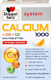 Doppelherz system Calcium 1000 + D3 + K2 Kautabletten 60 St Doppelherz