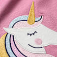 Langarmshirt mit Einhorn-Applikation, rosa, Gr. 98 ALANA
