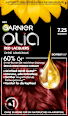 Dauerhafte Haarfarbe Red Lacquers Nr. 7.25 Rubinrot GARNIER olia