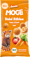 Kindersnack Dinkelbällchen Tomate und Karotte MOGLi