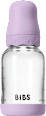 Biberon de sticlă&tetină latex Violet Sky BIBS