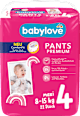 Premium pelene gaćice, veličina 4 maxi (8-15kg) babylove