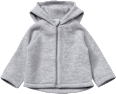 Jacke aus Wolle mit Kapuze & Vario-Ärmel, grau, Gr.  62/68 ALANA