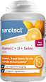 Vitamin C+D+Selen Tabletten 180 St sanotact