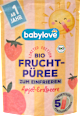EKO voćni pire za zamrzavanje – jabuka i jagoda (5 x 45 g) babylove