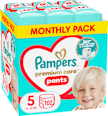 Pelene-gaćice mjesečno pakiranje, vel. 5 (11 - 17 kg) Pampers Premium Care