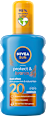 Sprej za zaščito pred soncem za hitrejšo porjavitev Protect & Bronze, ZF 20 NIVEA SUN