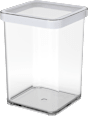 Vorratsaufbewahrung mit Deckel, transparent (1 l) rotho