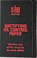 Zmatňujúce papieriky Mattifying Oil Control Paper  s-he colour&style