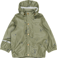 Regenjacke mit Kapuze & Pilz-Muster, grün, Gr. 110/116  Mikk-Line