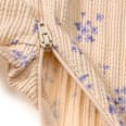 Schlafanzug mit Ajour-Struktur & Blumen-Muster, beige, Gr. 86/92 ALANA