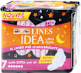 Assorbenti Idea Ultra notte EXTRA con ali LINES