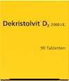 Dekristolvit D3 2000 I.E. Tabletten 90 St Dekristolvit