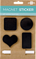 Magnet Stickerset schwarz pixolo