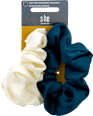 Srunchie-Set weiß und dunkelblau  s-he stylecollection