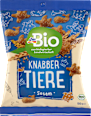 Snack salato con sesamo, tema animaletti  dmBio