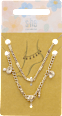 Fußketten-Set in Goldoptik mit Anhängern s-he stylecollection