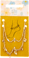 Fußketten-Set in Goldoptik mit Anhängern s-he stylecollection