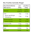 Fruchtriegel mit Getreide Birne, Pflaume & schwarze Johannisbeere ab 1 Jahr, (4x23 g) Freche Freunde