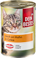 Nassfutter Katze reich an Huhn in Gelee Dein Bestes
