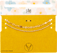 Kettenset Choker in Goldoptik SHE