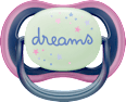 Schnuller ultra air Nighttime, rosa/grau , 6-18 Monate  PHILIPS AVENT