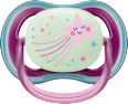 Schnuller ultra air Nighttime, rosa/grau , 6-18 Monate  PHILIPS AVENT