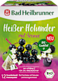 Früchtetee, Heißer Holunder mit Aronia (12 Beutel) Bad Heilbrunner
