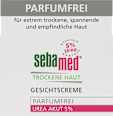 Gesichtscreme trockene Haut Urea Akut parfumfrei sebamed