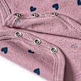 Body Langarm Pro Climate mit Herz-Muster, lila, Gr.  86/92 ALANA