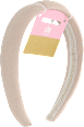 Haarreif gepolstert beige s-he stylecollection