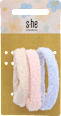 Haargummi-Set pastell gepunktet s-he stylecollection